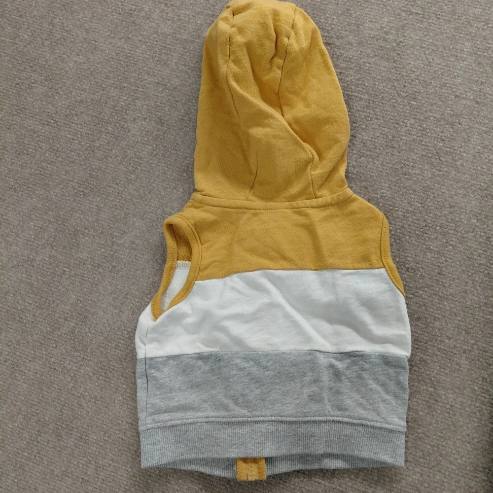Carters Hooded‎ Lightweight Cotton Sleeveless Vest Boys Size 9 Months Baby